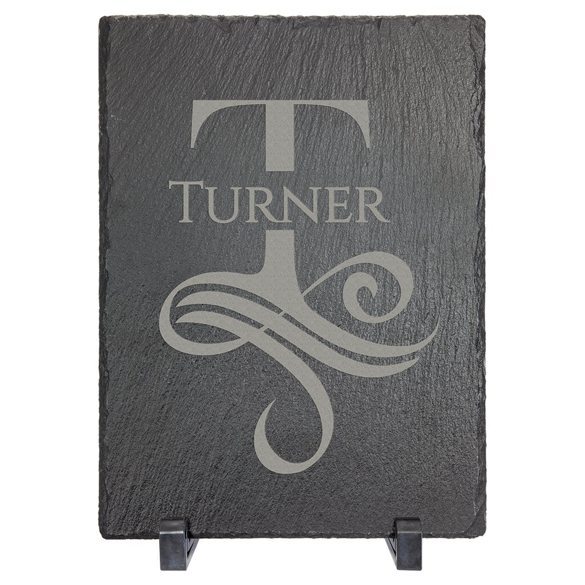 Rectangle Slate Decor with Rubber Pads and Stands