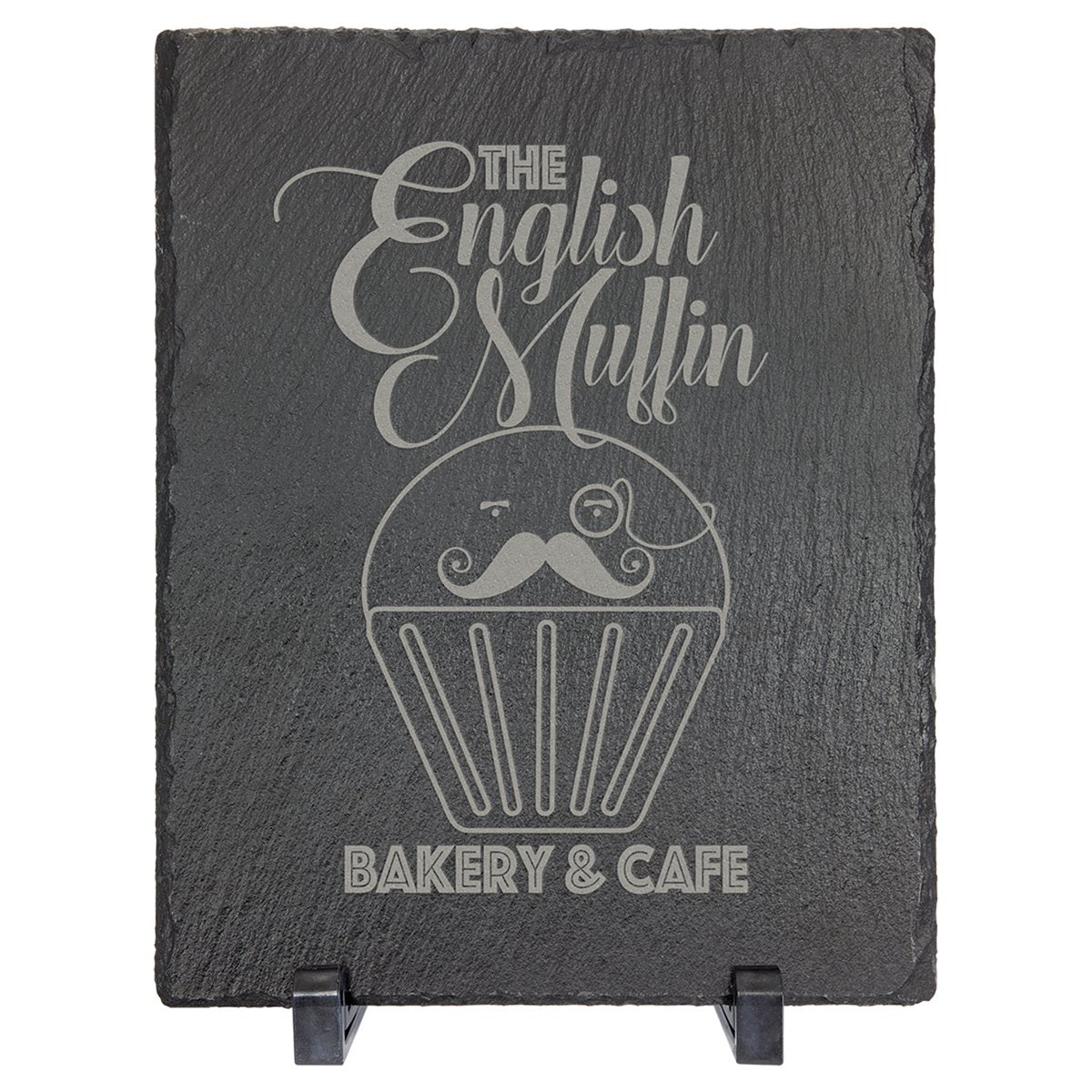Rectangle Slate Decor with Rubber Pads and Stands