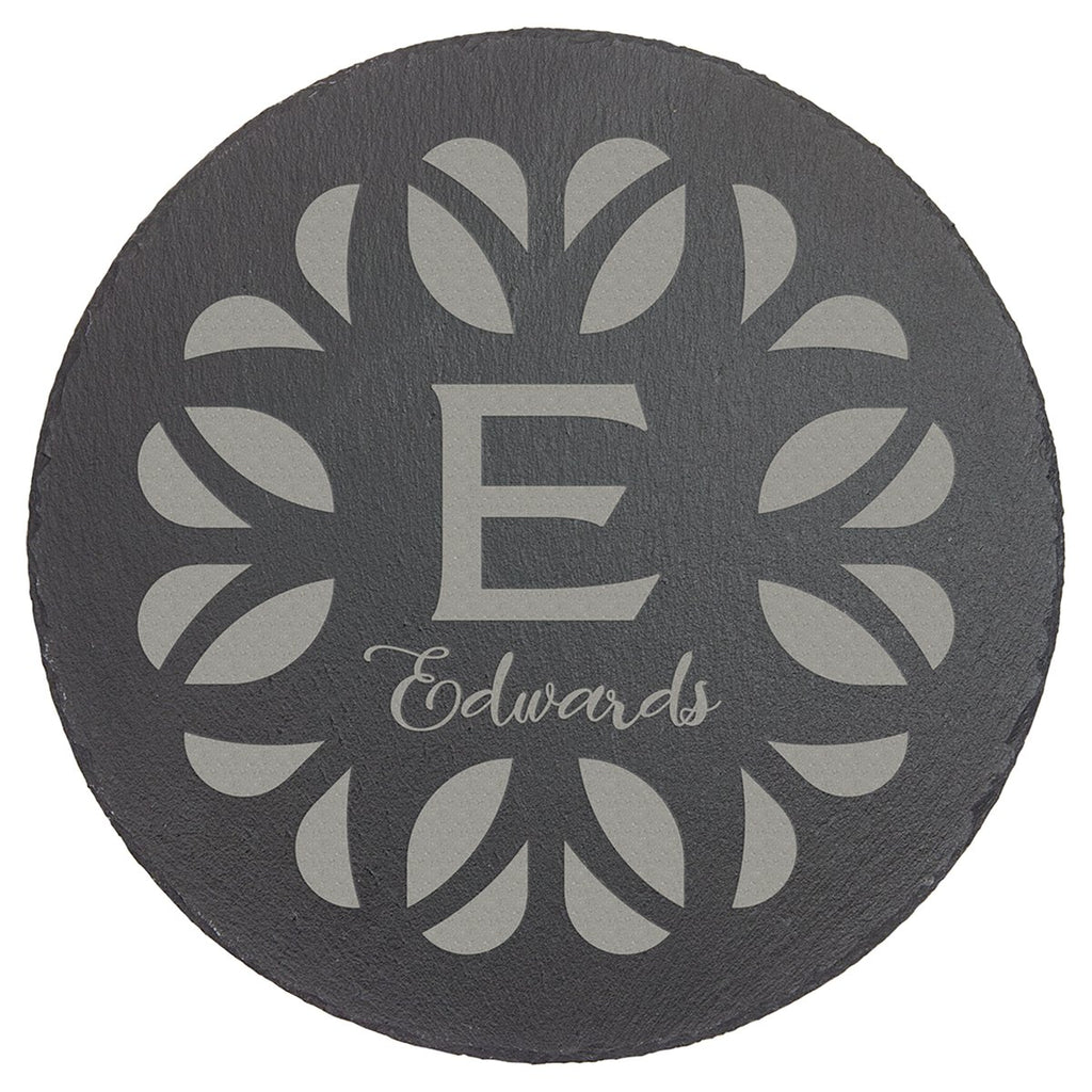 Round Slate Decor with Foam Pads