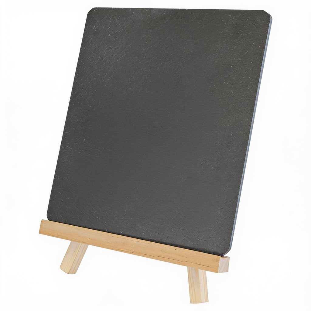 Rectangle Slate Decor with Wood Stand blank-preview