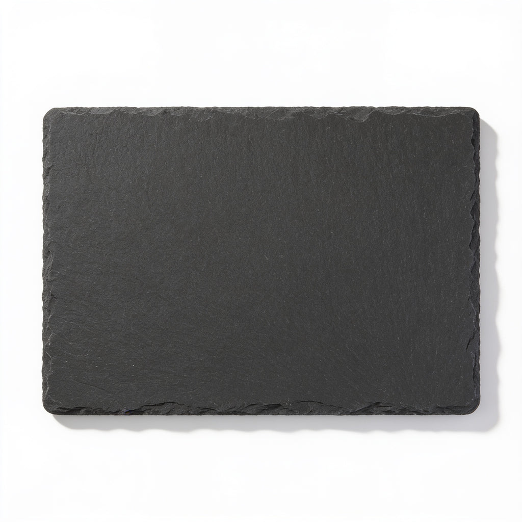Rectangle Slate Decor with Wood Stand blank-preview-flat