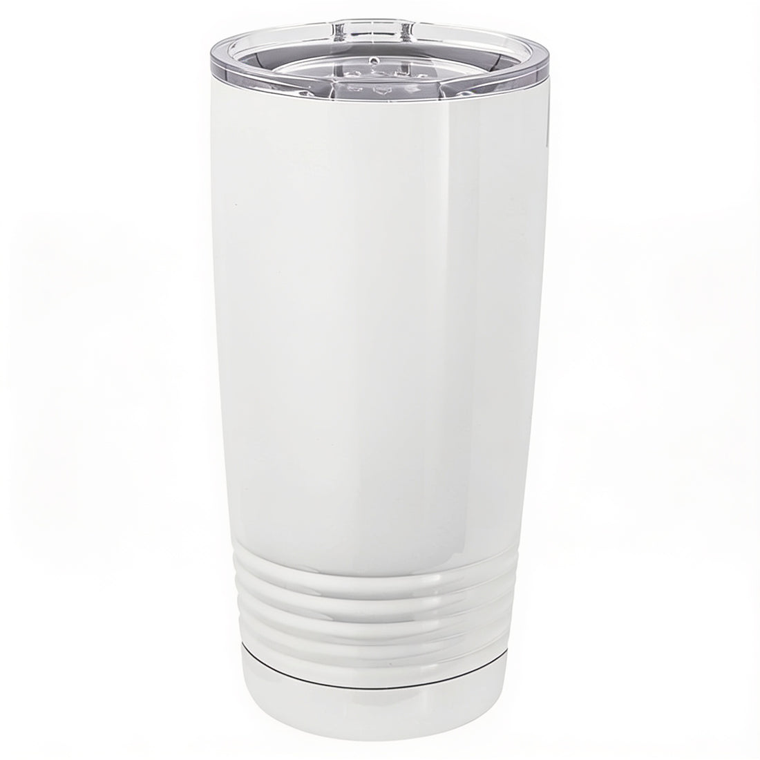 White 20 oz Vacuum Insulated Tumbler w/Lid preview