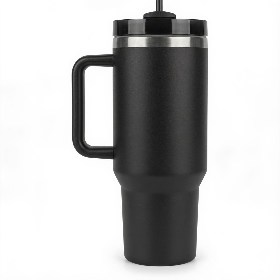 Personalized 40 oz Tumbler with Handle & Straw preview