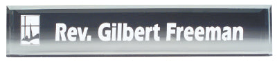 Clear Acrylic Desk Wedge